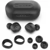 JLab JBuds Air Tikri belaidžiai ausinės į ausis USB Type-A Bluetooth Juodos (IEUEBJBUDSAIRRBLK82)