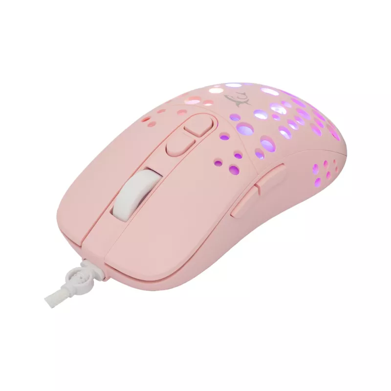 Pelė White Shark GM-9004 Tristan-2 Pink RGB USB