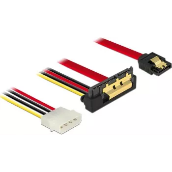 SATA kabelis DeLOCK 85231 0,3 m SATA 7 kontaktų + Molex 4 kontaktų