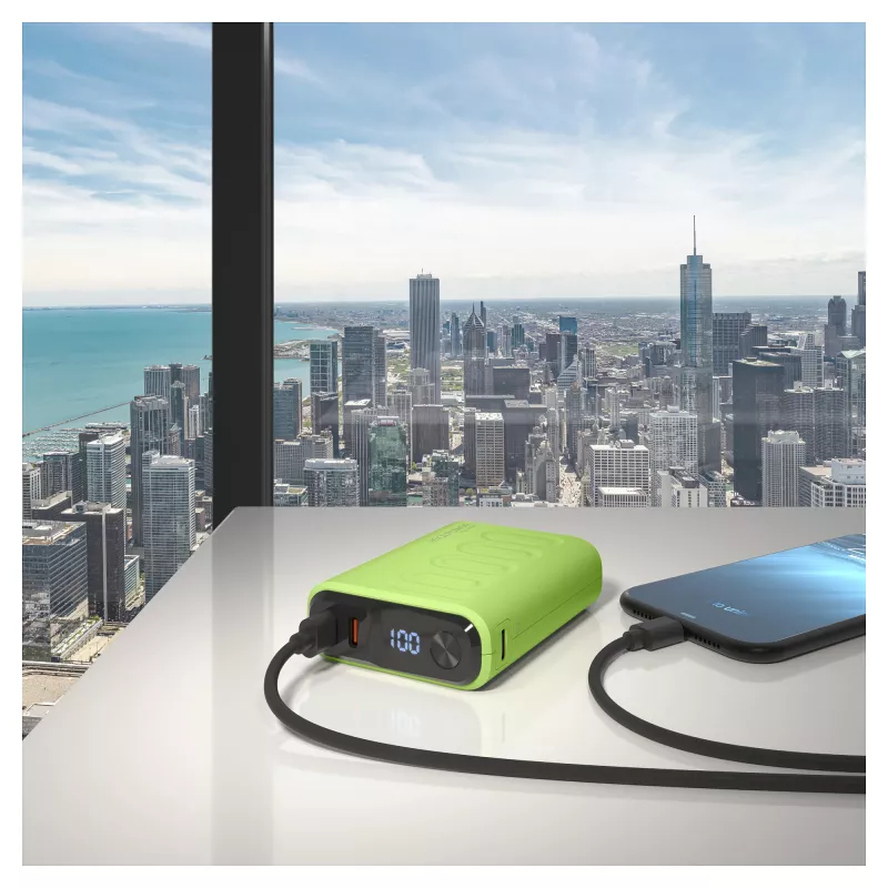 Nešiojamas powerbankas RealPower PB-10000C PD+ 10000 mAh