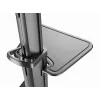 Grindinis TV stovas Gembird TVS-70T-02 37–70 col., 70 kg, VESA 200x200–600x400, pakreipiamas, reguliuojamas aukštis, ratukai