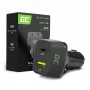 Automobilinis įkroviklis Green Cell CAD33, 42W, USB-C PD + USB-A QC3.0, 12/24V įvestis, 5–12V išvestis