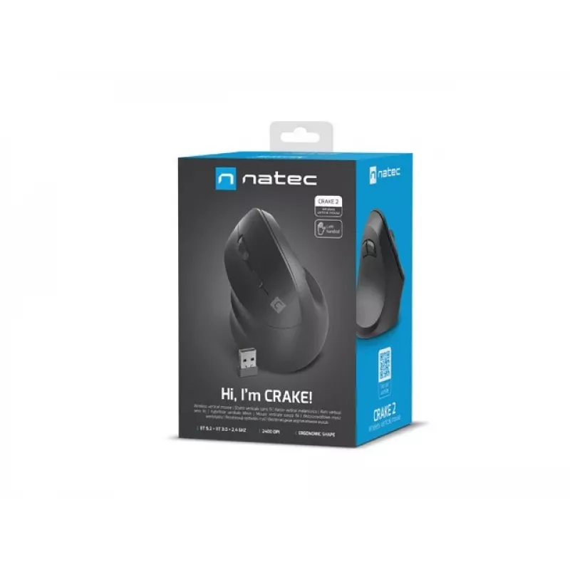 Pelė NATEC CRAKE 2 Office Left-hand Bluetooth