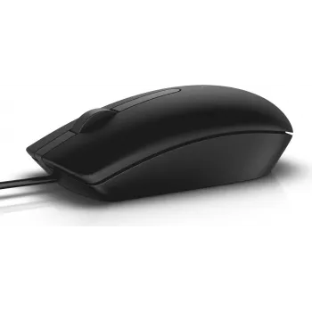 Dell MS116 – Optinė laidinė pelė, 2 mygtukai, USB, juoda