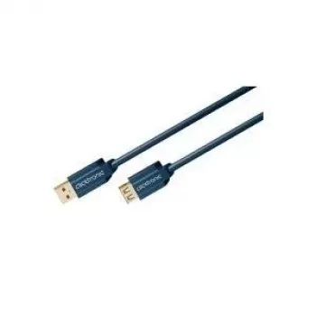 ClickTronic 3m USB 3.0 A/A laidas (vyriškas/moteriškas) mėlynas (70120)