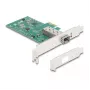 DeLOCK PCI Express x1 kortelė su 1 SFP lizdu 100Base-FX RTL