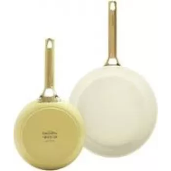 Keptuvių rinkinys GreenPan Padova Reserve – aliuminis, geltona, Ø20 cm ir Ø26 cm (2 vnt.)