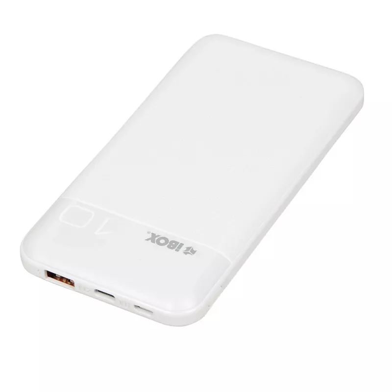Nešiojamas powerbank IBOX IPB10 10000 mAh, Li-Ion, Quick Charge 3.0, USB‑C ir USB‑A išėjimai, 20W PD