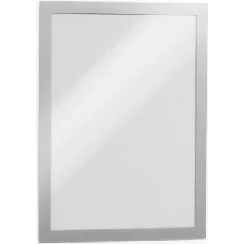 DURAFRAME A4 sidabrinis lipnus rėmelis dokumentams