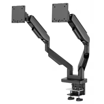 Dvigubas monitoriaus laikiklis LC-Power LC-EQ-A34B-D 34 col. juodas, spaustuvas, 40 kg