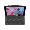Logitech Slim Folio pilka Bluetooth QWERTZ Šveicariškas išdėstymas klaviatūra iPad dėklui