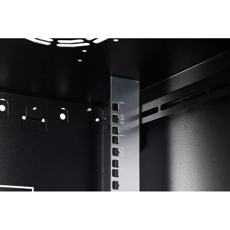 Sieninis tinklo spintos korpusas DIGITUS Dynamic-N DN-37111 — 12U, 600x600 mm, IP20, rakinamas
