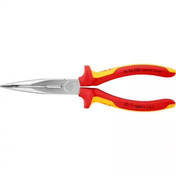 KNIPEX izoliuotos replės 1000V lenktos pailgos 200mm