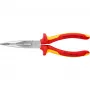 KNIPEX izoliuotos replės 1000V lenktos pailgos 200mm