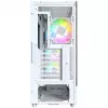 PC korpusas Montech X5 Midi Tower Baltas ATX 3x140mm ventiliatoriai
