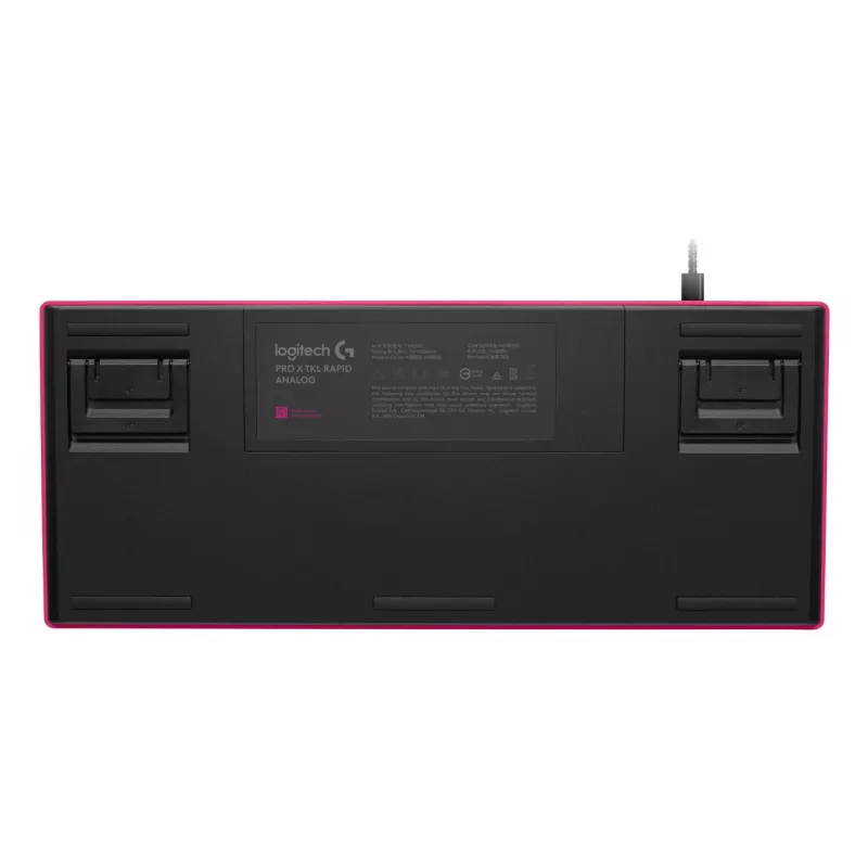 Žaidimų klaviatūra Logitech G 920-013249 USB AZERTY prancūziška rožinė Tenkeyless