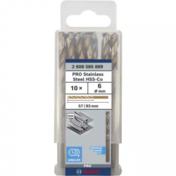 Gręžtų rinkinys Bosch HSS Twist Drill Bits Cobalt, model 2608585889