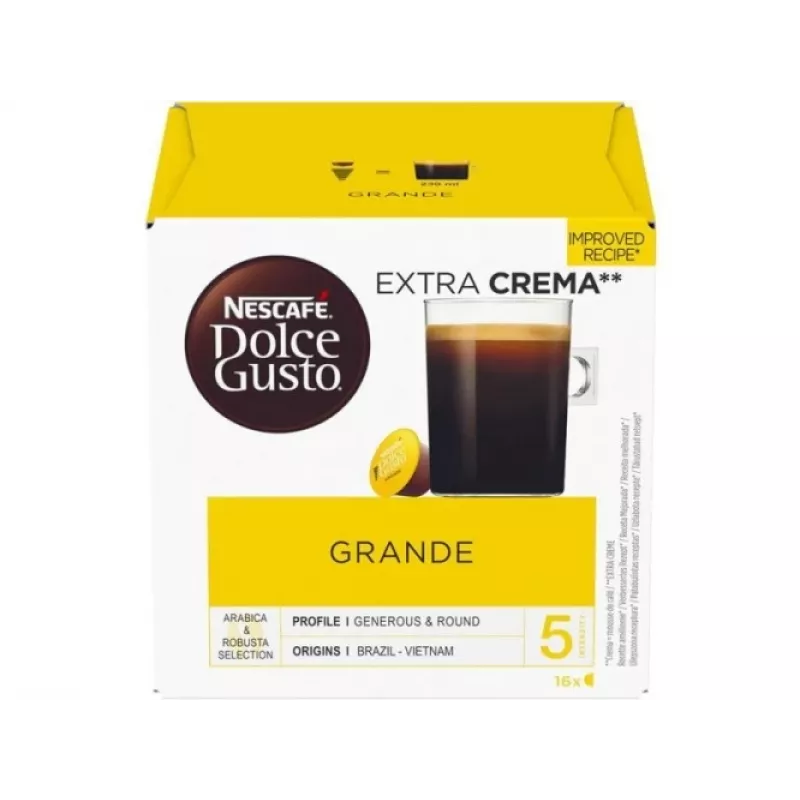 Nescafe Dolce Gusto Grande kava, 16 kapsulių
