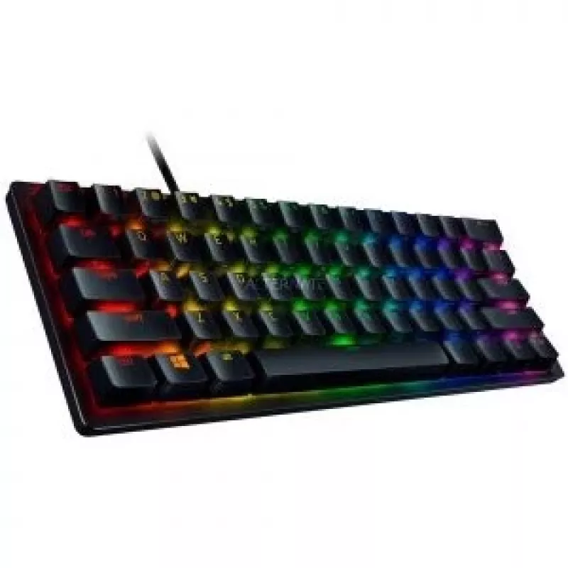 Razer Huntsman Mini, žaidimų klaviatūra juoda, DE išdėstymas, Razer Linear Optical (Red)