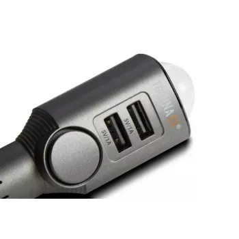 Automobilinis įkroviklis Technaxx 4743 universalus juodas