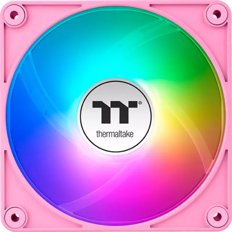 Thermaltake CT120 EX ARGB 120mm Rožiniai korpuso ventiliatoriai 3 vnt. pakuotė