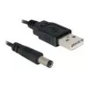 USB maitinimo laidas DeLOCK 82197 1m USB A vyras/vyras