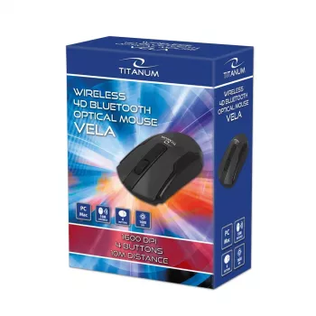 Pelytė Esperanza TM123 Bluetooth belaidė 4D Vela juoda