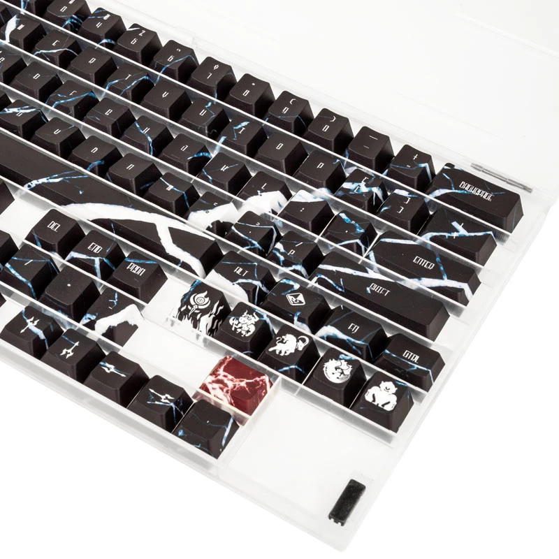 Keycap rinkinys Traitors TARTARUS GAKC-372 US išdėstymas, OEM profilis, ABS medžiaga
