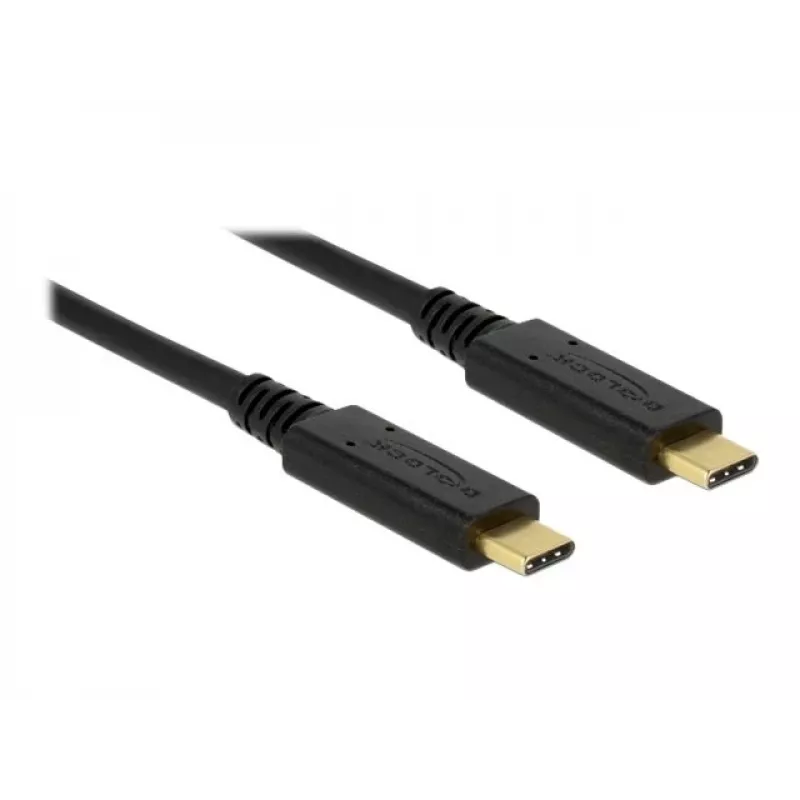 USB kabelis DeLOCK 83668 USB 3.2 Gen 1, 2 m, USB-C, juodas