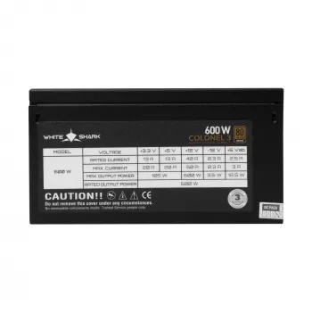 Maitinimo blokas White Shark GPSU-B600S Colonel-3 600W