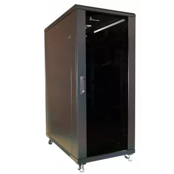 Grindinis stovas Extralink EX.14411 32U juodas 600 kg talpa
