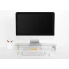 GEMBIRD MS-TABLE-GM-01 stiklinis monitoriaus stovas, juodas, 580×210×90 mm, iki 20 kg