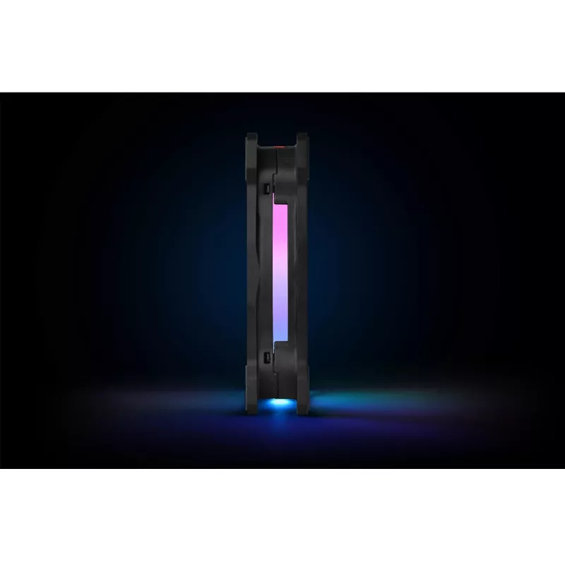 Thermaltake Riing Duo 12 RGB TT Premium Edition korpuso ventiliatorių rinkinys CL-F073-PL12SW-A, 120 mm, 3 vnt. su valdikliu, juodas