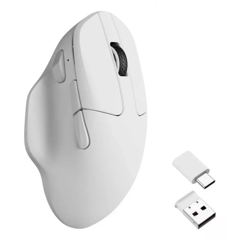 Keychron M7-A3 pelė ambidekstrinė balta Bluetooth USB Type-C 26000 DPI
