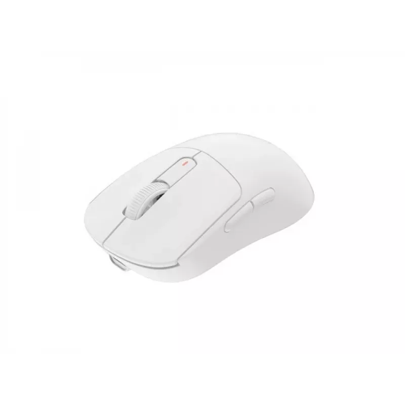 Belaidė pelė Fury Tanto T4 – 12000 DPI, balta, pritaikomi mygtukai, ergonomiška