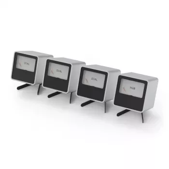 Streacom VU1-Dial Sidabrinis USB Type-C – besukamas valdiklis ventiliatoriams, RGB ir garsui