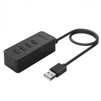 USB šakotuvas ORICO W5P-U3-030 4 prievadai USB 3.0, kompaktiškas darbalaukio šakotuvas