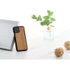 Dėklas iPhone 11 Pro iš medžio ir polikarbonato – Cappuccino Black