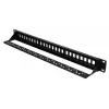 Patchpanel Extralink 24 prievadų U/UTP modulinis, 1U, juodas, 482,6 mm