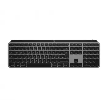 Logitech Master Series MX Keys S for Mac - klaviatūra - pilno dydžio - su apšvietimu - belaidė - Bluetooth LE - QWERTY - išdėstymas Šiaurės šalims (danų/suomių/norvegų/švedų) (920-011633)