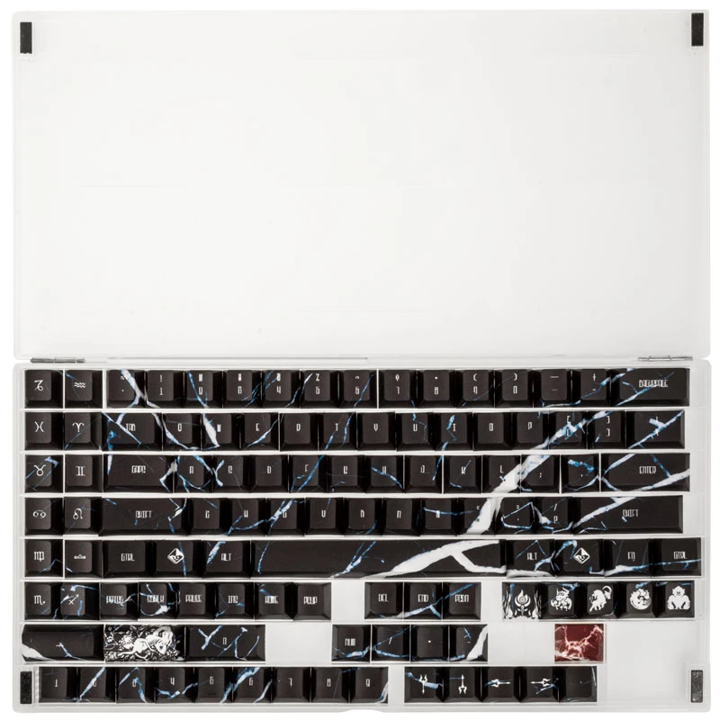 Keycap rinkinys Traitors TARTARUS GAKC-372 US išdėstymas, OEM profilis, ABS medžiaga