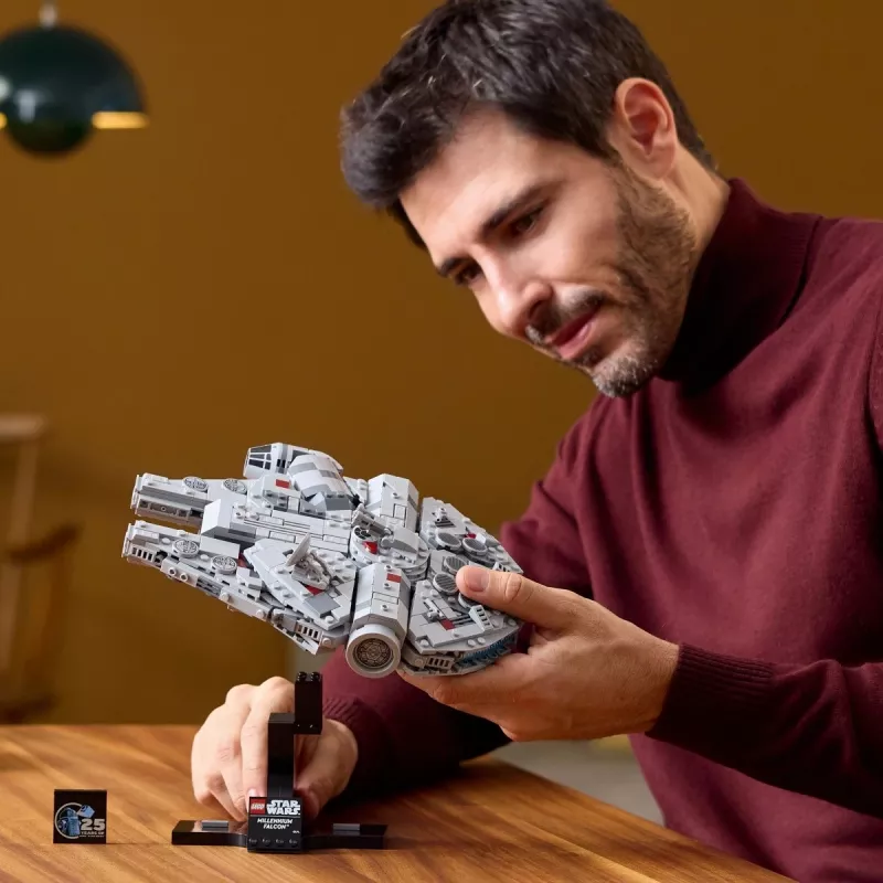 LEGO Star Wars Millennium Falcon 75375 modelio rinkinys – 1351 detalė, 18+, 190×240×130 mm