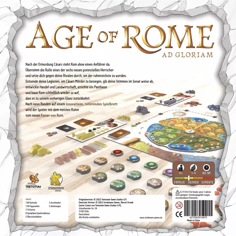 Age of Rome, stalo žaidimas