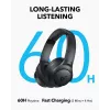 Ausinės ant galvos Anker Soundcore Q11i, Bluetooth 5.0, iki 20 h baterija, įmontuotas mikrofonas, tamsiai pilka