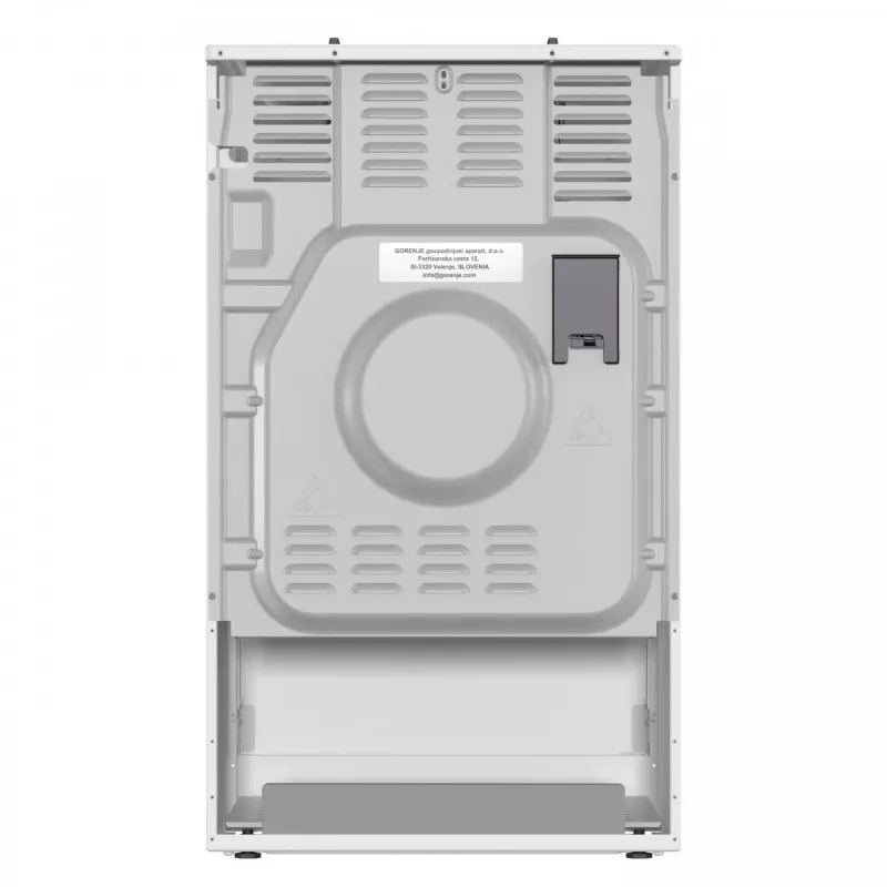 Laisvai pastatoma dujinė viryklė su orkaite Gorenje GG5A10WFFM – 4 degikliai, 70 L orkaitė, emaliuotas viršus, balta