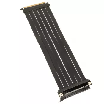 Kolink PCI Express 5.0 x16 į x16 Riser laidas, 180 laipsnių, juodas - 30 cm