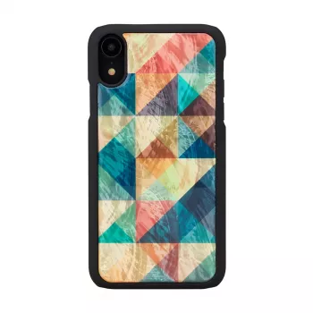 iKins apsauginis dėklas iPhone XR Mosaic Black – perlamutrinis