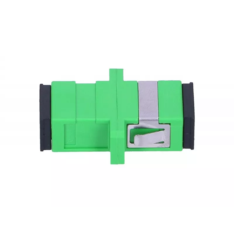 Extralink SC/APC vienmodis simplex adapteris žalias