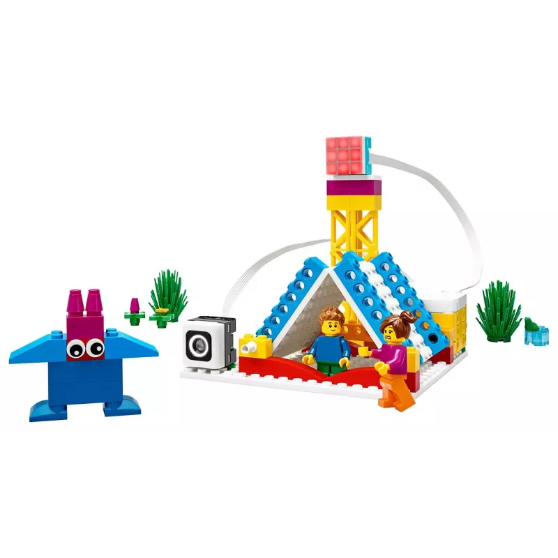 LEGO Education SPIKE Essential Set A+ 45345 – edukacinis robotikos ir kodavimo rinkinys, 449 elementai, nuo 6 metų
