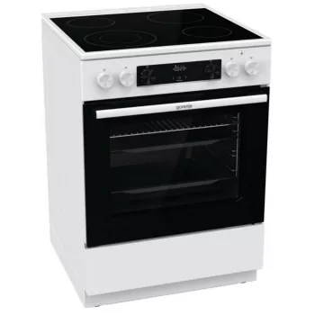 GORENJE GECS6C70WC Laisvai pastatoma elektrinė viryklė su keramine kaitlente